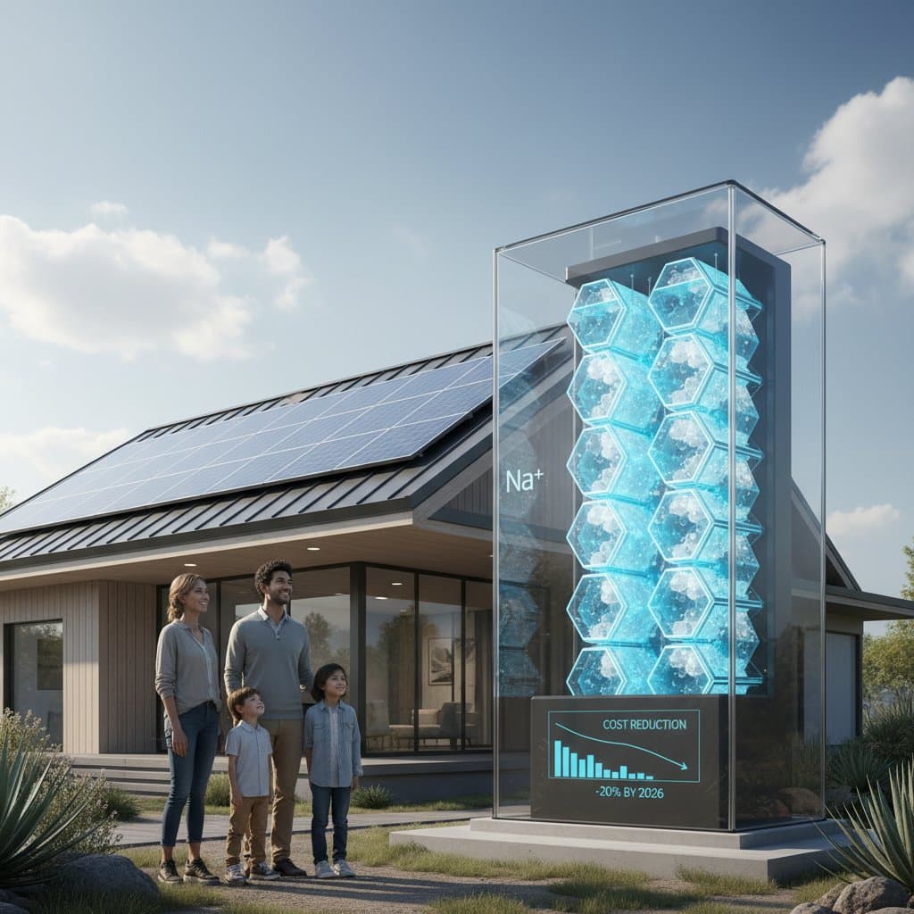 Sodium-Ion Batteries Cut Solar Storage Costs by 2026