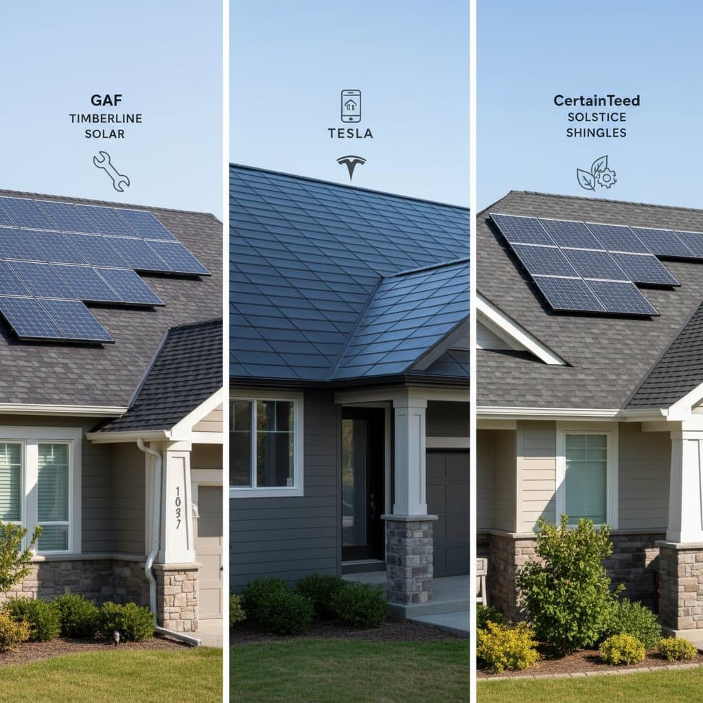 GAF vs Tesla vs CertainTeed Solar Shingles Compared