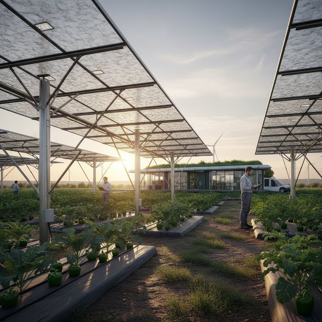 Solar Panels That Share Land With Crops Work Better