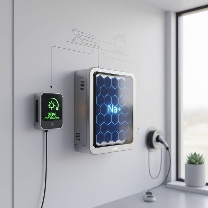 Sodium-Ion Batteries Cut Storage Costs by 2026