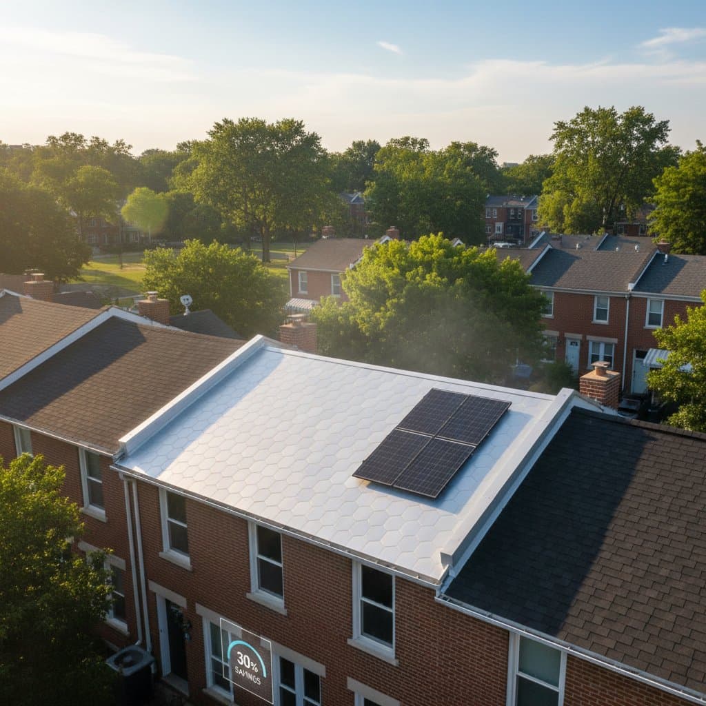 Cool Roofs Cut Summer AC Costs by 30% with Reflective Tech