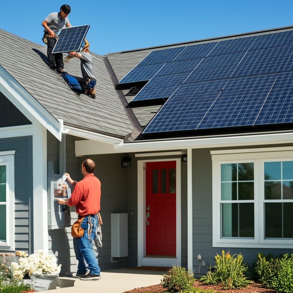 Image for DIY Solar Cuts $15K But Electricians Handle the Grid