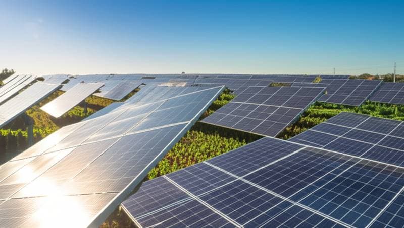 Image for Agrivoltaics: Growing Food Under Solar Panels in 2025