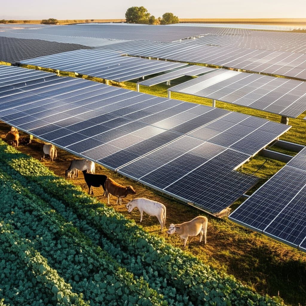 Featured image for Farms Generate Income From Solar Without Losing Crops