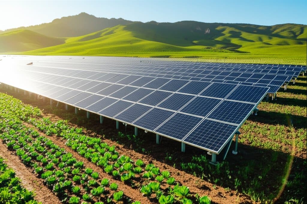 Dual-Use Solar Farms Now Grow Crops and Power Together