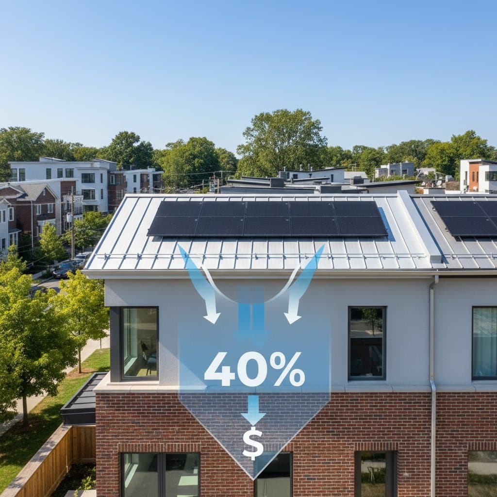 Featured image for Cool Roofs Cut Air Conditioning Costs by 40 Percent
