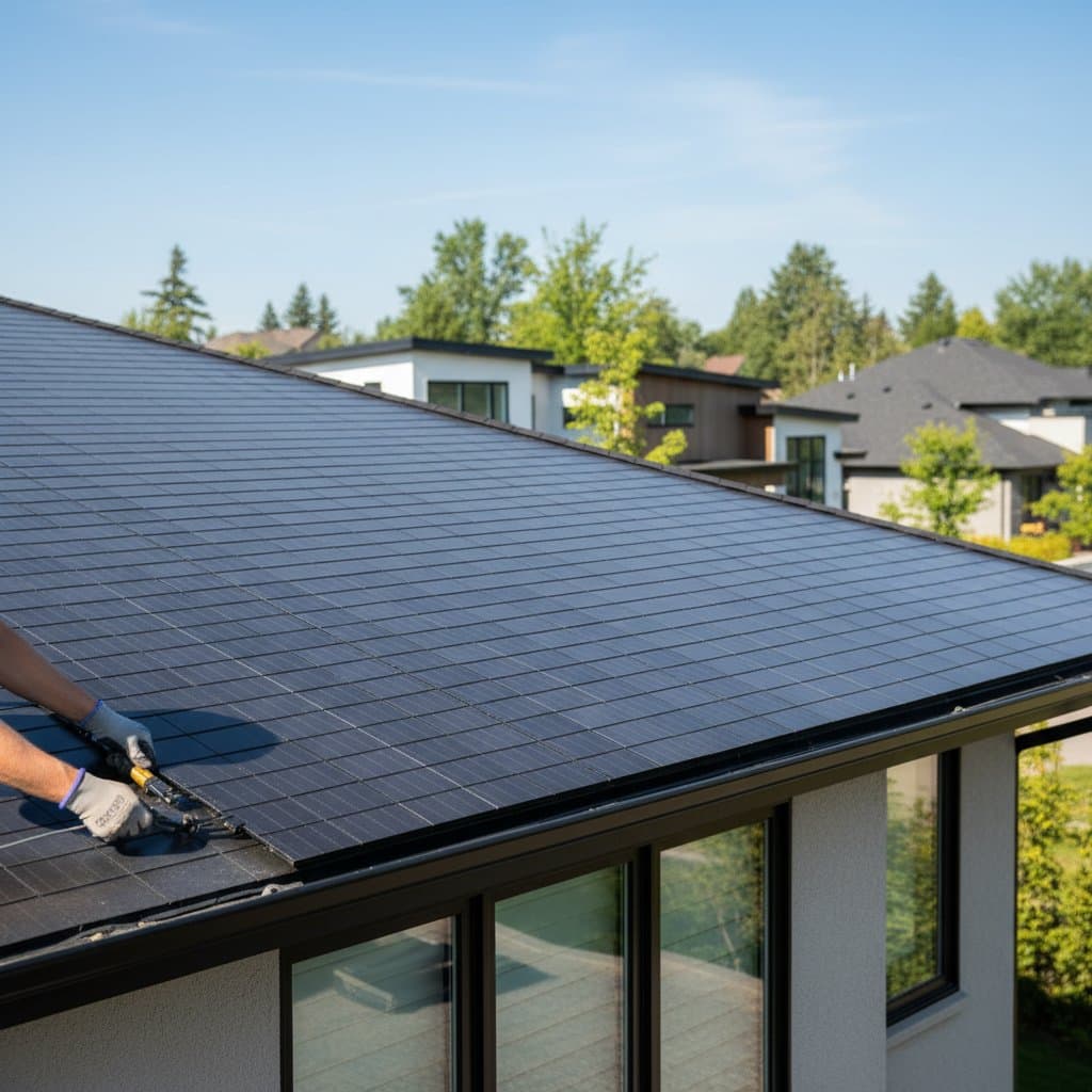 Featured image for DIY Solar Shingles Cut Roof Costs 40% vs Tesla