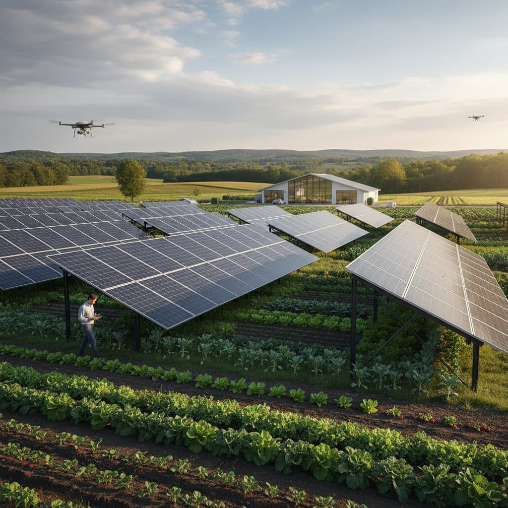 Agrivoltaics: Growing Crops Under Solar Panels