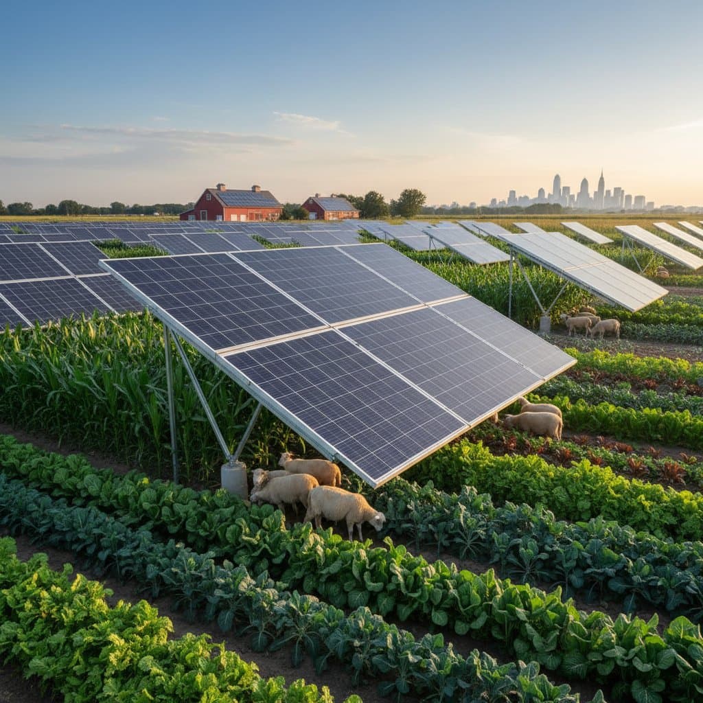 Agrivoltaics Let Farms Generate Power and Grow Crops