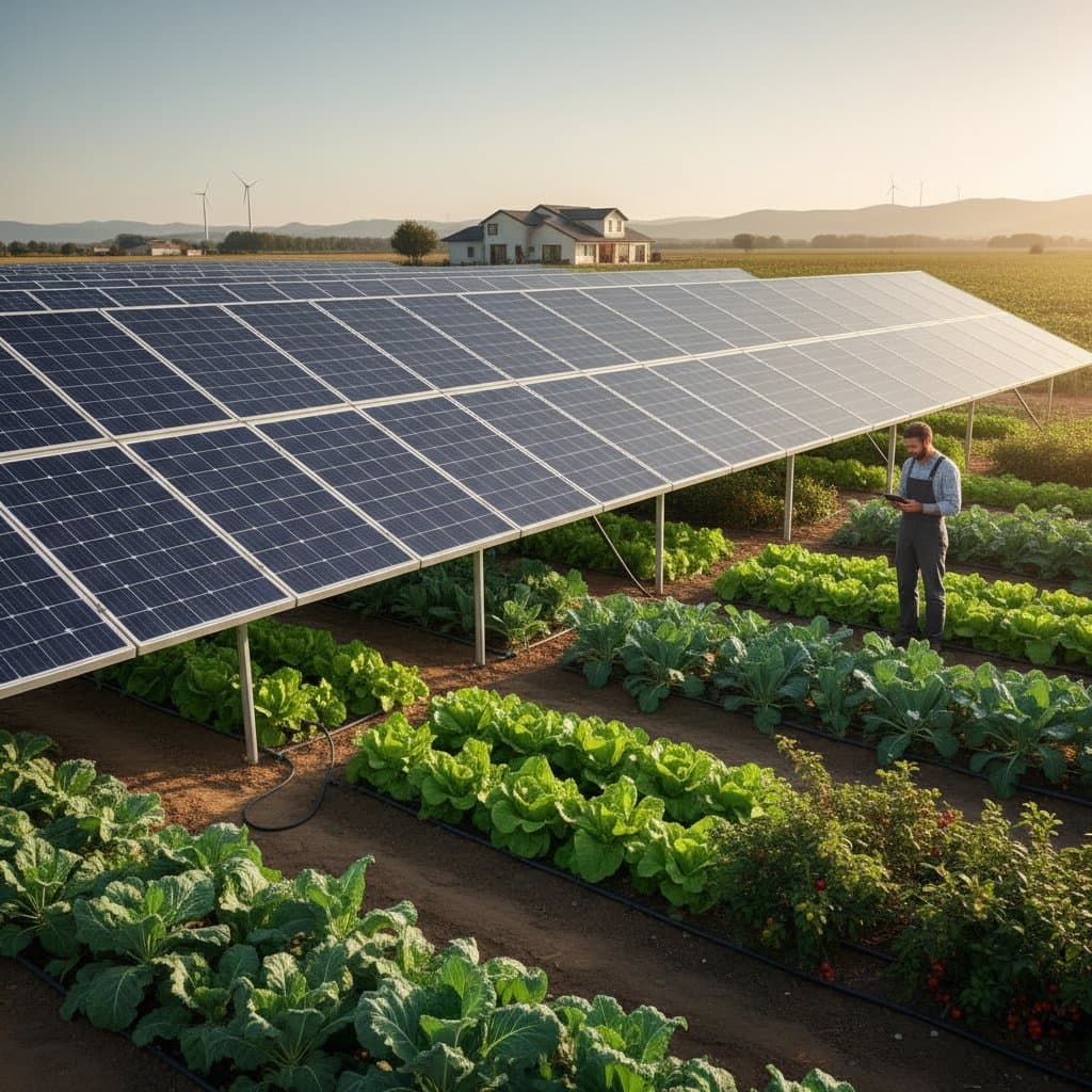 Image for Solar Panels That Help Crops Grow Better