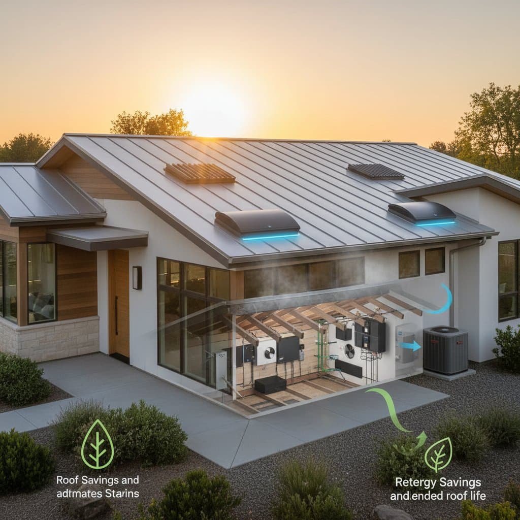 Smart Roof Vents Cut AC Costs 40% This Summer