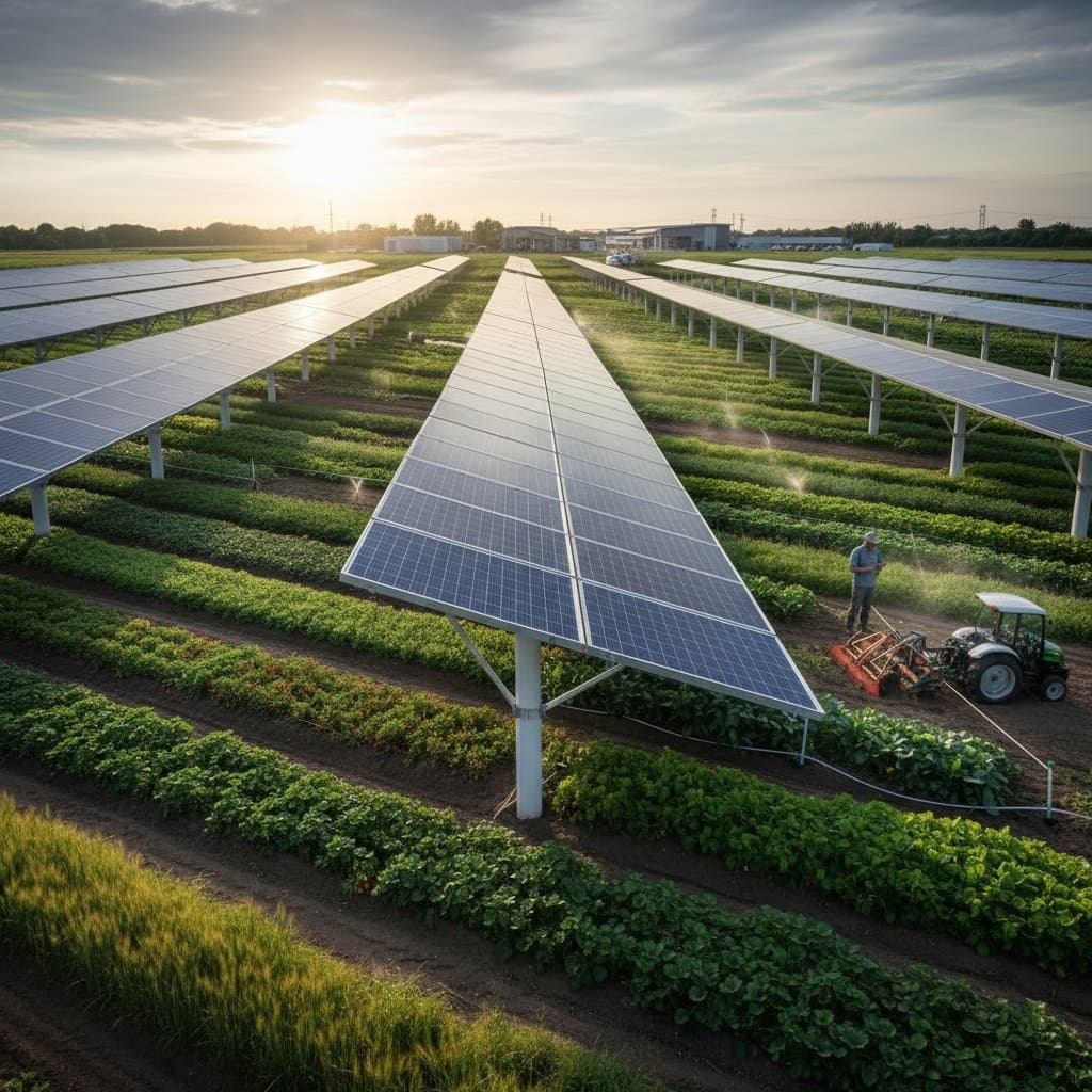 Solar Panels That Boost Crop Yields While Making Power