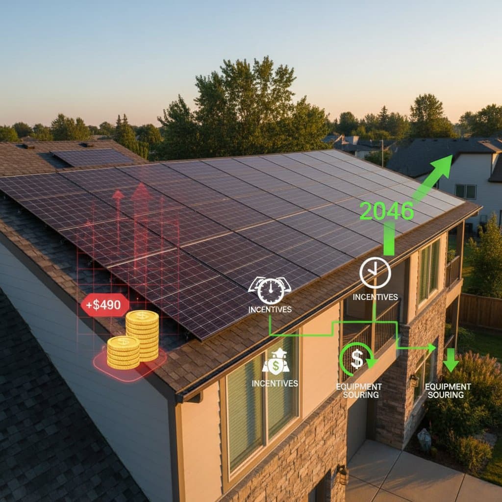 Image for How Solar Tariffs Add $490 to Your System Cost