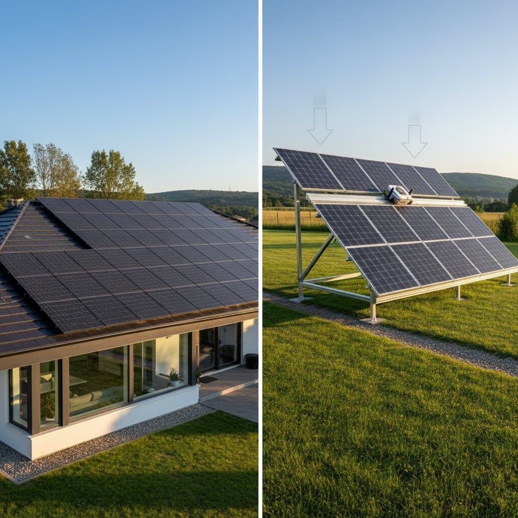 Roof vs Ground Solar: Which System Pays Back Faster
