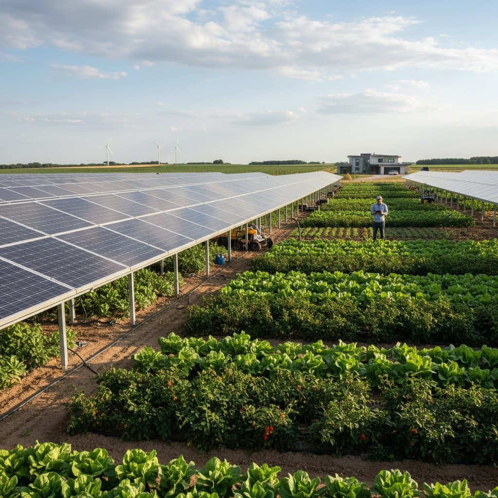Solar Panels Boost Farm Yields 30% While Cutting Water Use