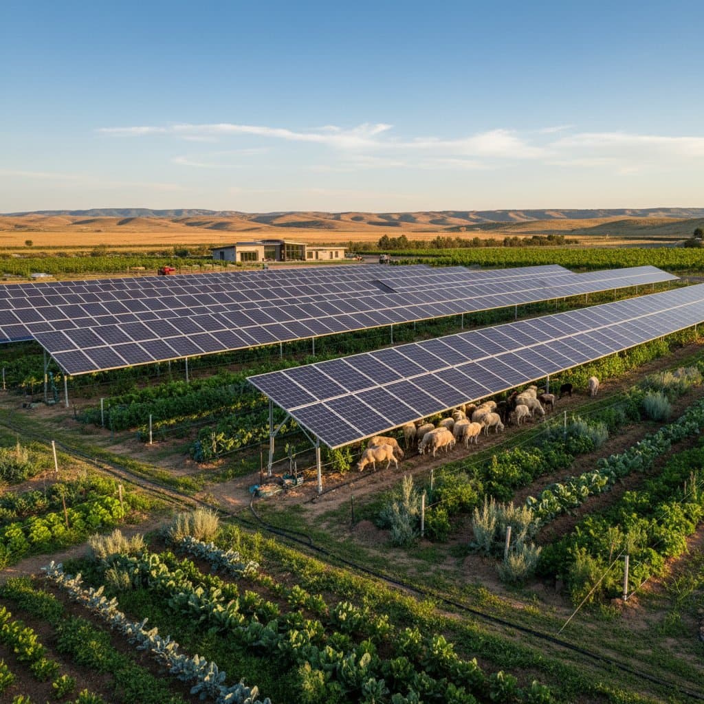 Dual-Use Solar Systems Cut Farm Costs While Growing Food
