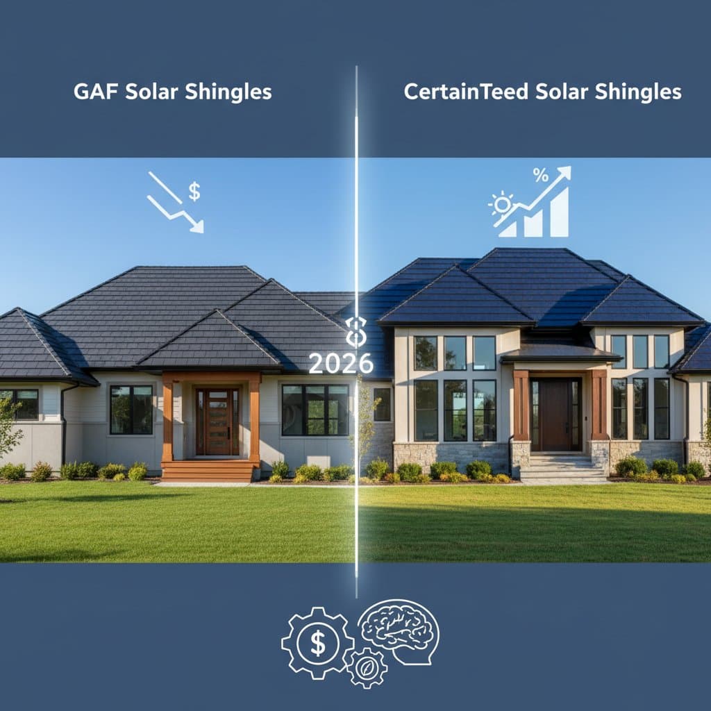 GAF vs CertainTeed Solar Shingles: 2026 Cost Breakdown
