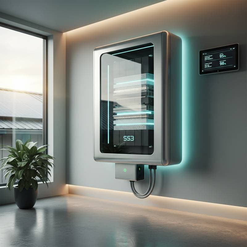 Solid-State Batteries Store More Solar in Less Space