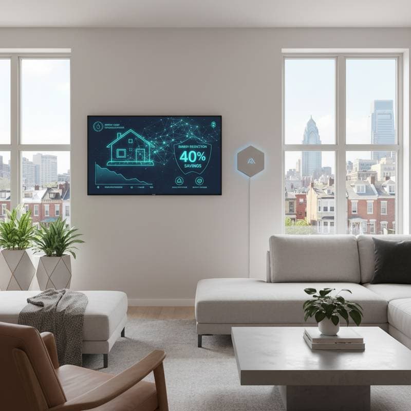 Featured image for Smart Home AI Monitors Cut Energy Bills by 40%