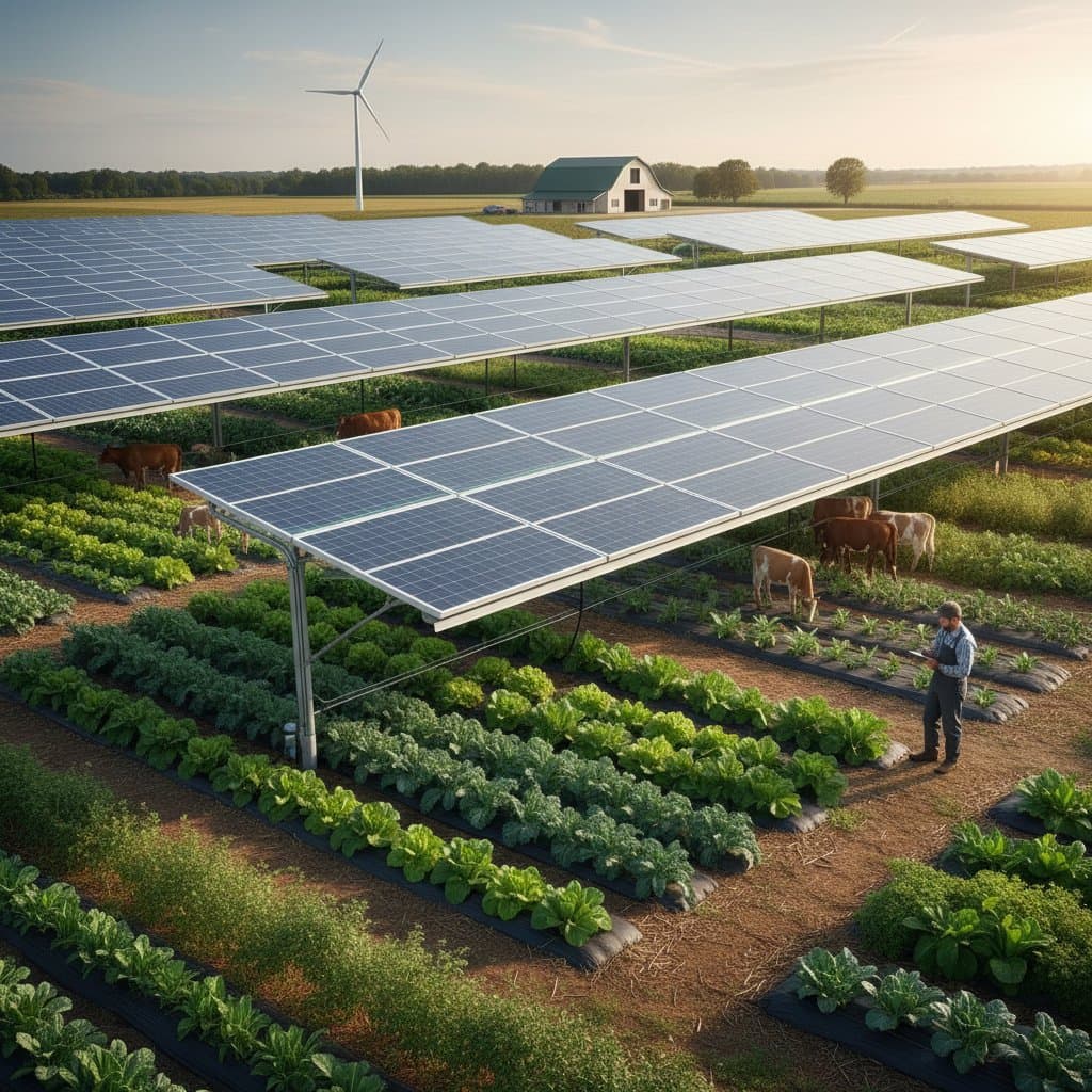 Solar Panels That Grow Food While Making Power