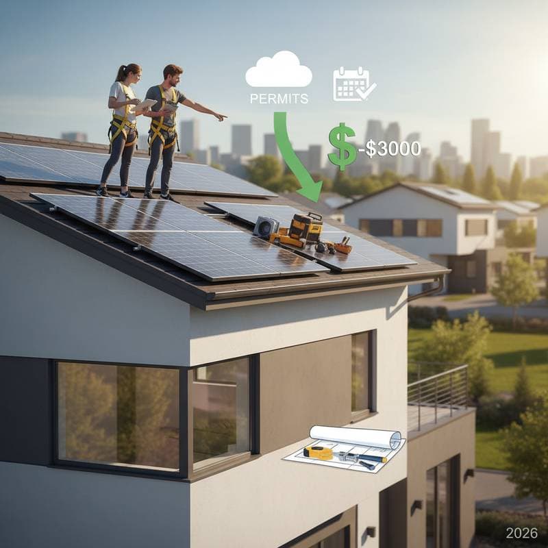 Fast-Track Permits Cut DIY Solar Costs by $3,000