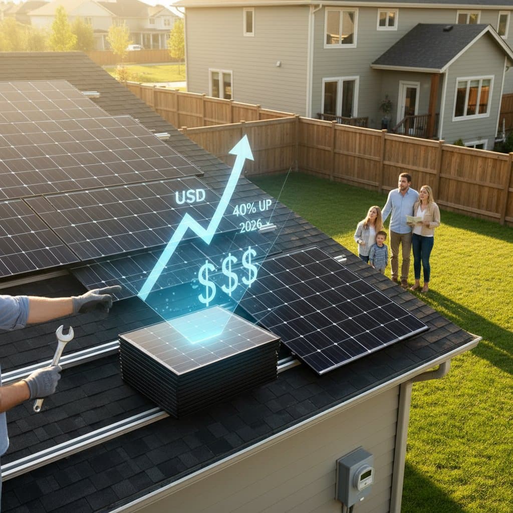 Solar Panel Prices Could Jump 40% by 2026
