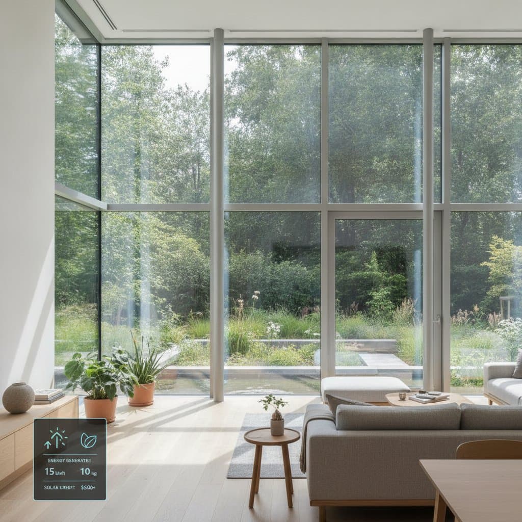 Image for Transparent Solar Windows Turn Glass Into Power by 2026