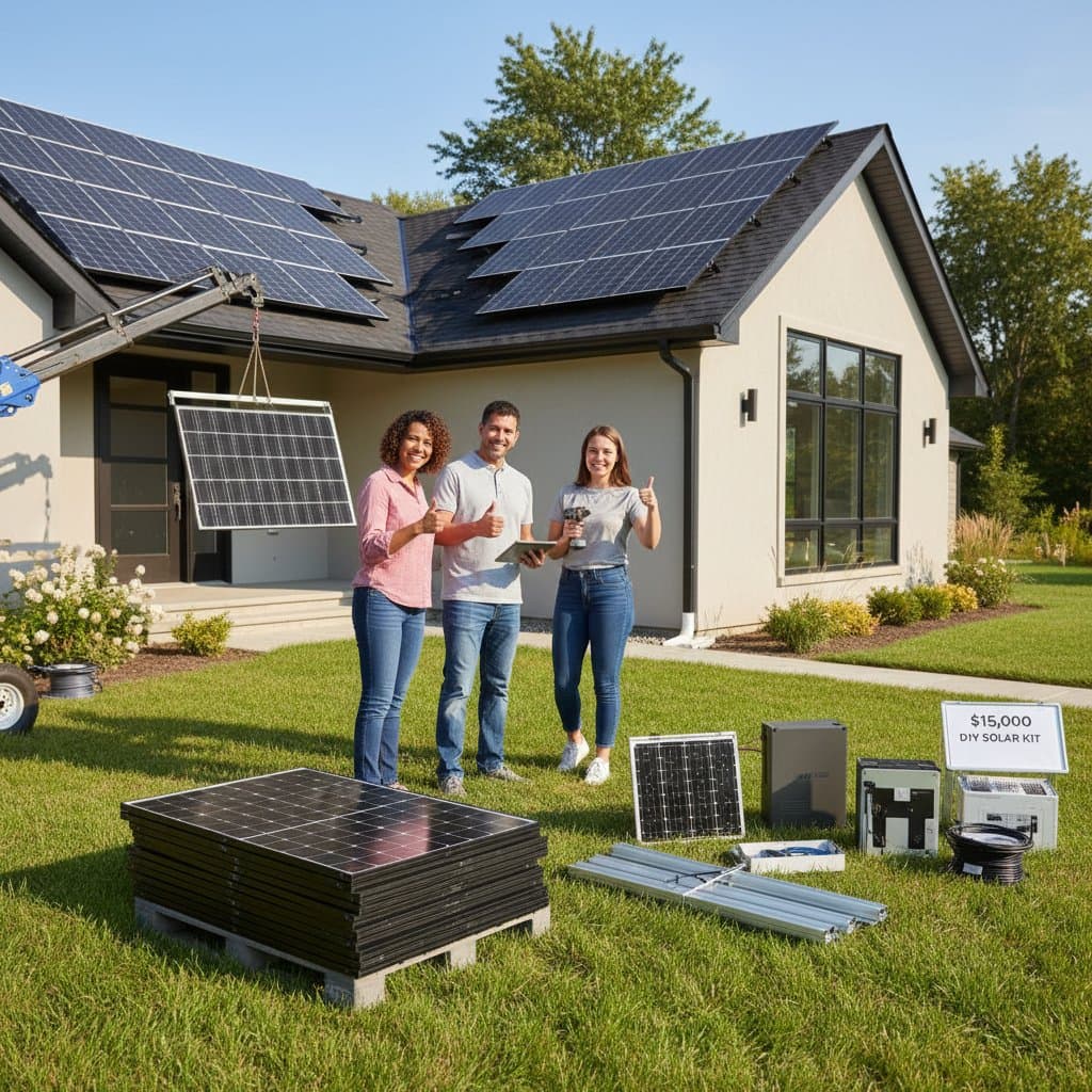 Featured image for DIY Solar Kits Cut Installation Costs to $15K