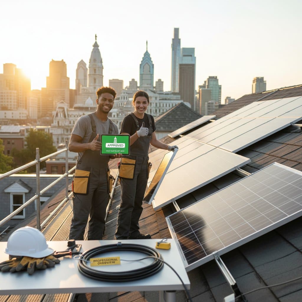 Featured image for Philly's New Solar Rules Cut Permit Wait to Days