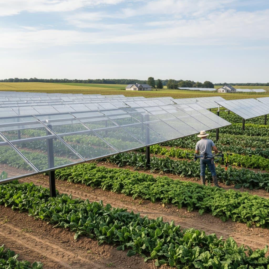 Featured image for Solar Farms That Share Land With Crops by 2025