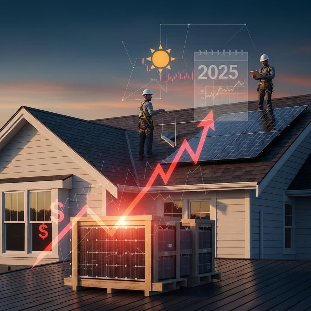 Featured image for Solar Panel Costs Set to Jump from New 2025 Tariffs