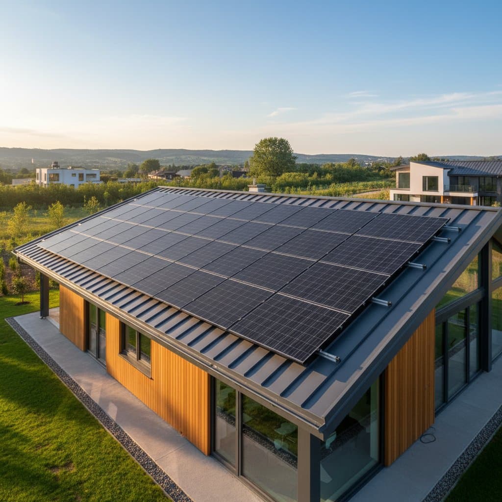 Metal Roofs and Solar Panels Both Last 50 Years