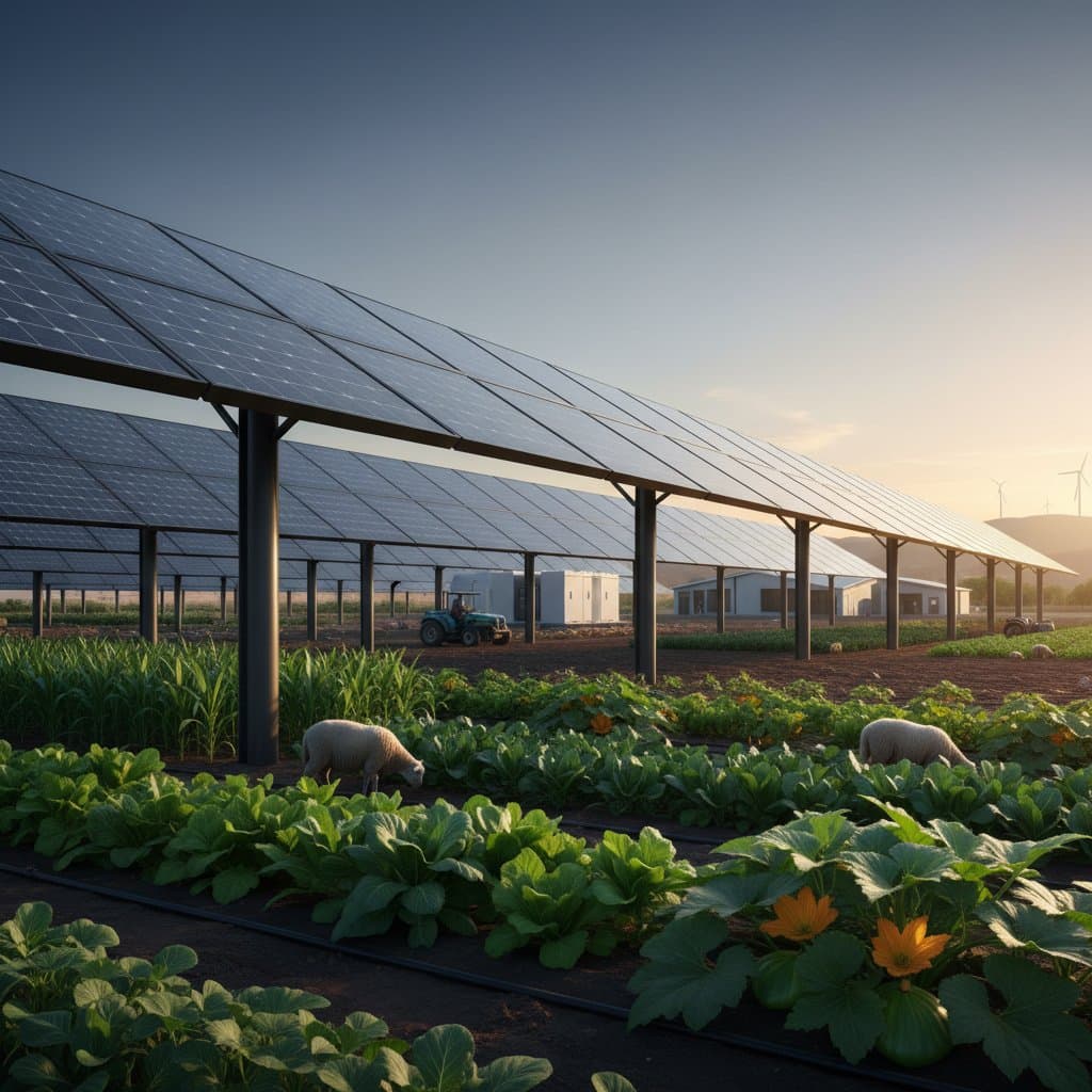 Featured image for Agrivoltaics Boost Crop Yields While Generating Power