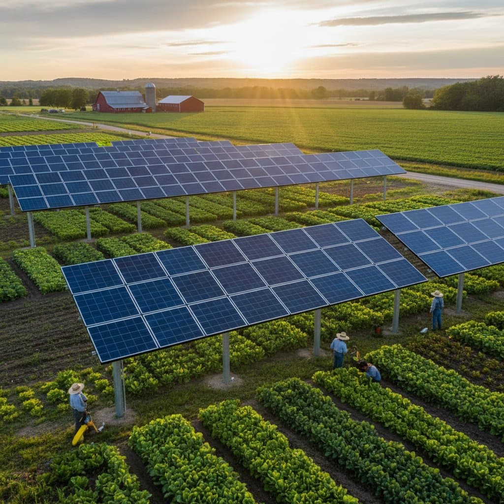 Agrivoltaics: Solar Panels That Pay Farmers Twice